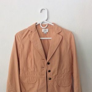 LOFT Peach Button-Up Jacket